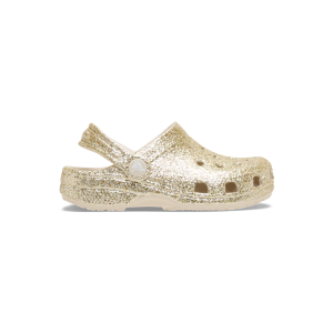 Toddler Classic Chunky Glitter Clog in Sandstone